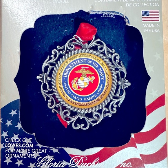 NWT Two Collectable Navy Plus Christmas Ornaments - Picture 3 of 9